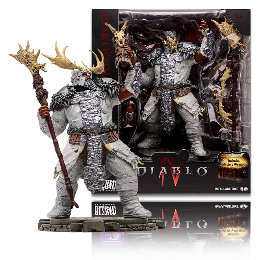 druide de lorage Épique diablo iv figurine articulée à léchelle 112