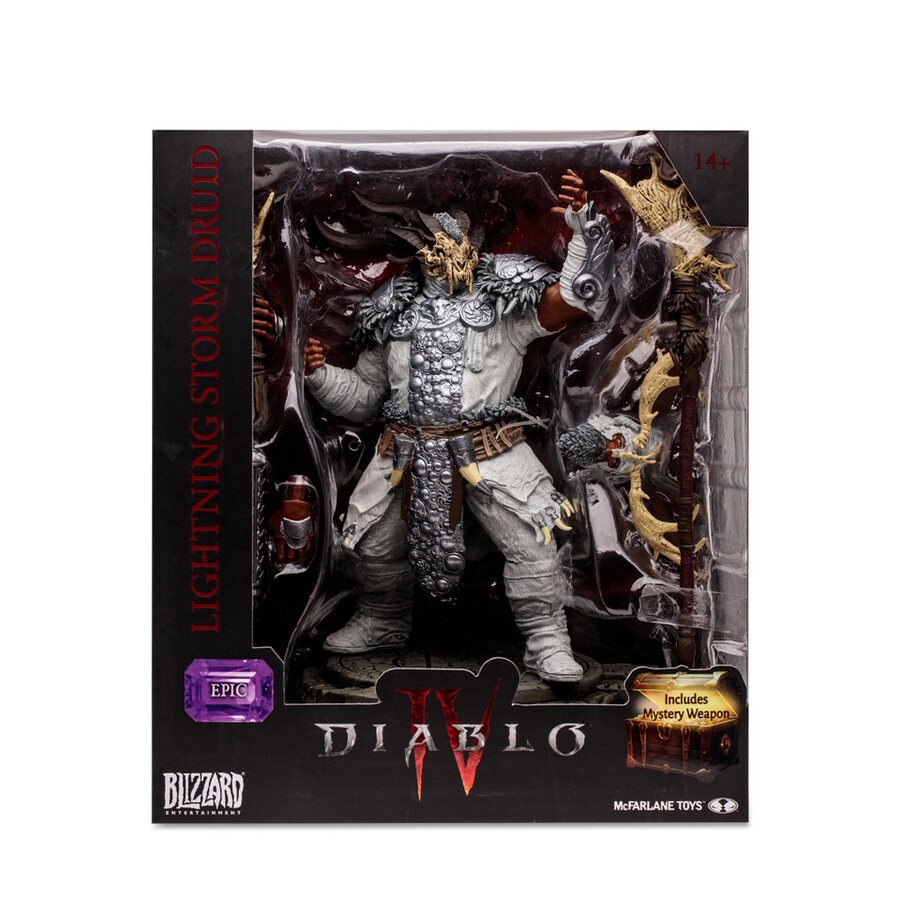 druide de lorage Épique diablo iv figurine articulée à léchelle 112