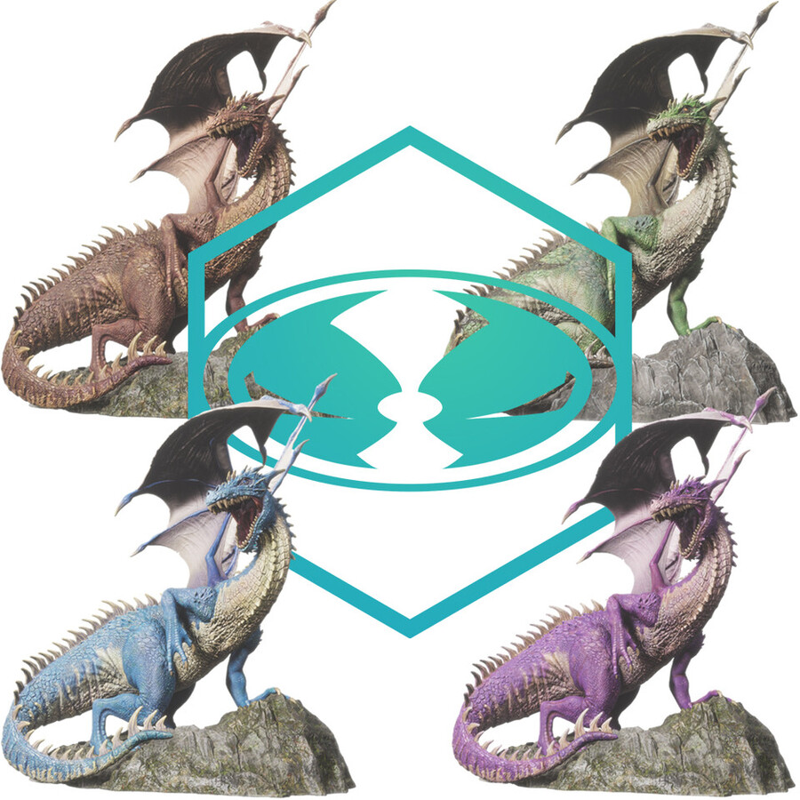 collection numérique de la série dragons Éternel de mcfarlane