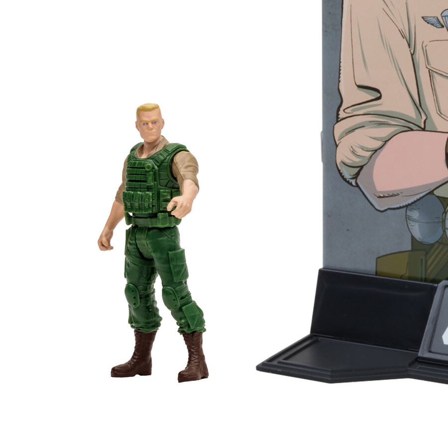 duke et snake eyes avec bd page punchers gi joe lot de 2 figurines de 76 cm