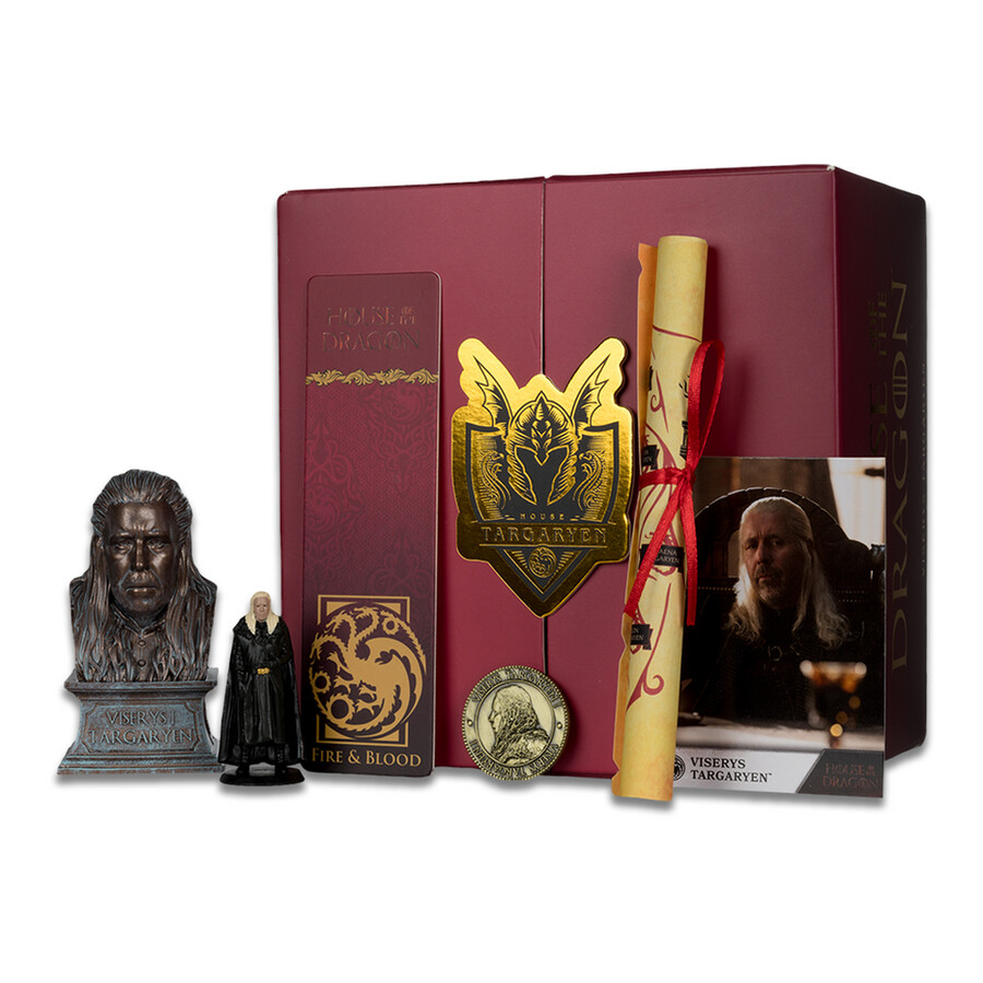 coffret collector viserys targaryen la maison du dragon mcfarlane toys