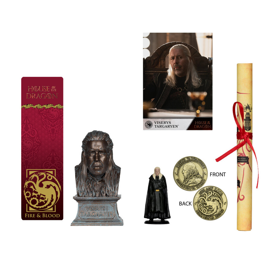 coffret collector viserys targaryen la maison du dragon mcfarlane toys