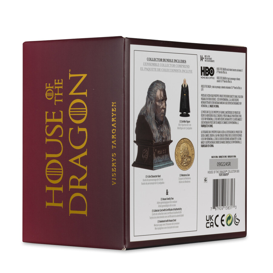 coffret collector viserys targaryen la maison du dragon mcfarlane toys