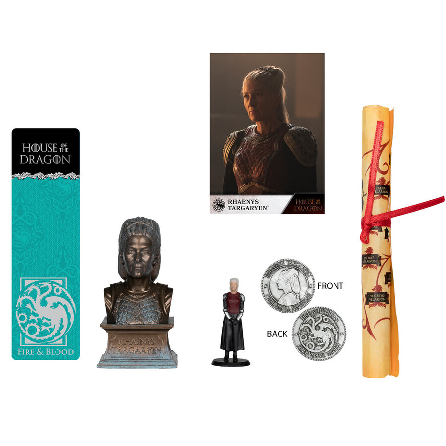 coffret collector rhaenys targaryen la maison du dragon mcfarlane toy