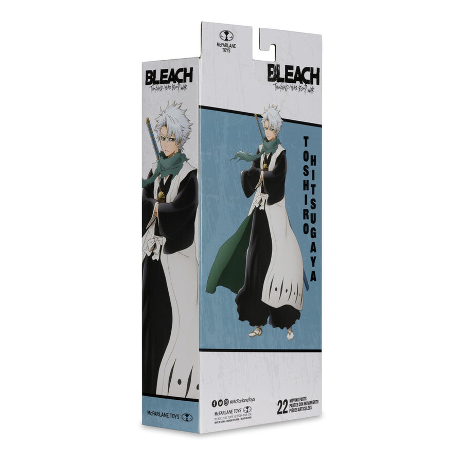 figurine de 18 cm de toshiro hitsugaya bleach la guerre sanglante de mille ans