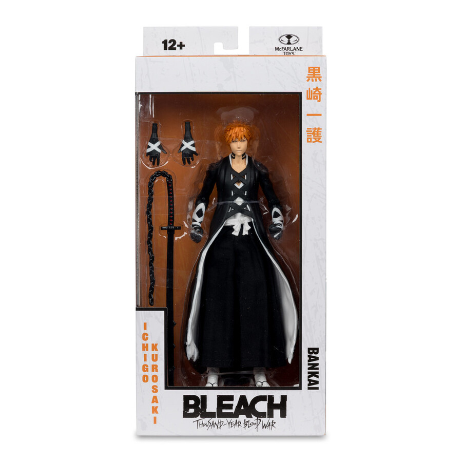 ichigo kurosaki fullbring bankai et byakuya kuchiki bleach la guerre sanglante de mille ans - pack de 2 figurines de 18 cm