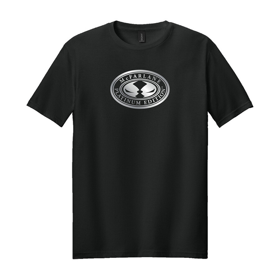 t-shirt noir exclusif mcfarlane toys platinum edition