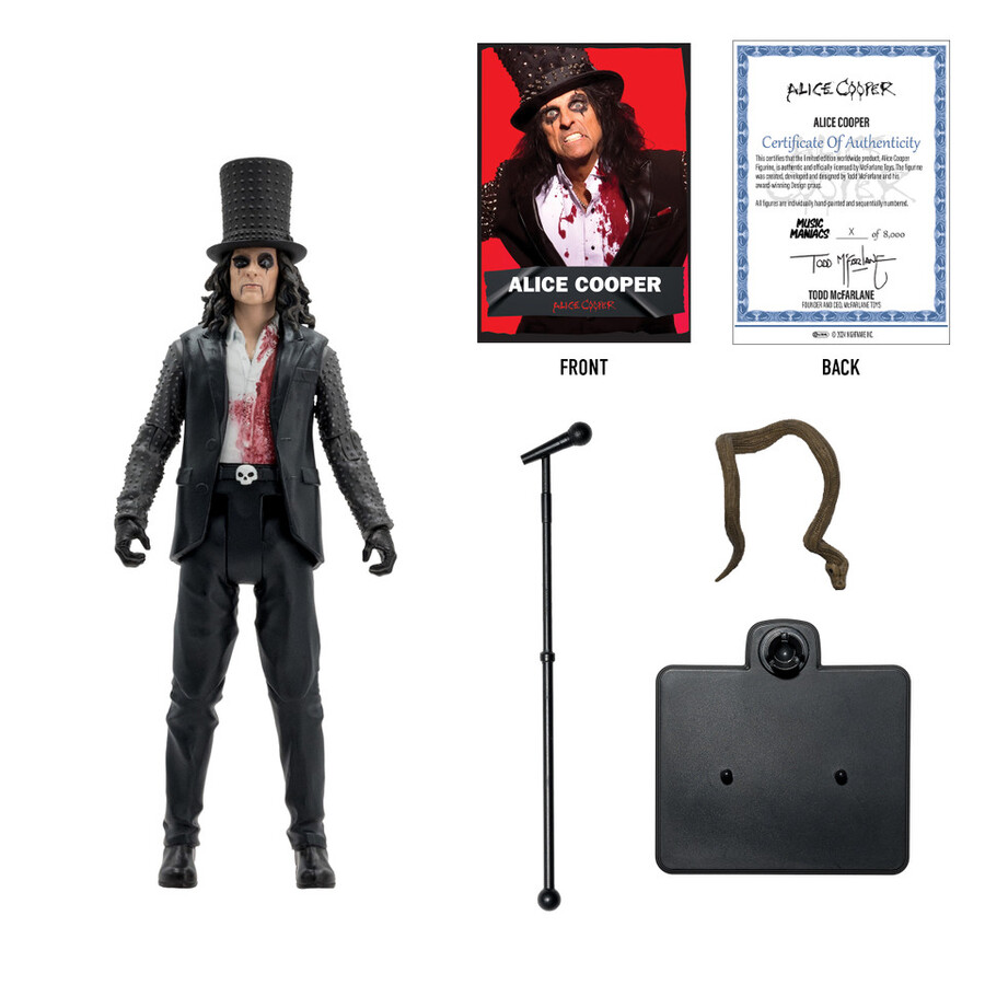 figurine alice cooper music maniacs métal 6