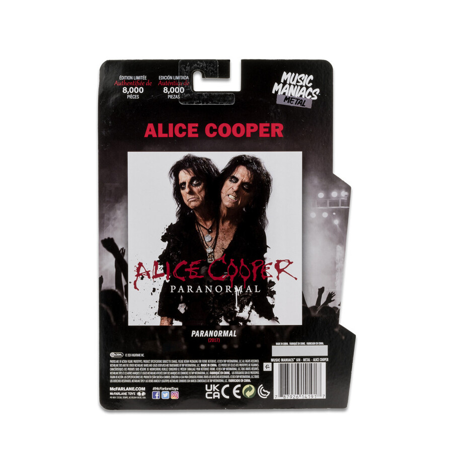 figurine alice cooper music maniacs métal 6