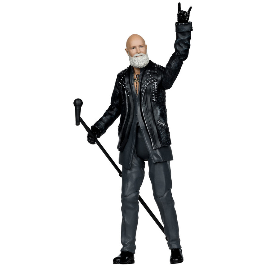 figurine de rob halford de judas priest music maniacs metal de 15 cm