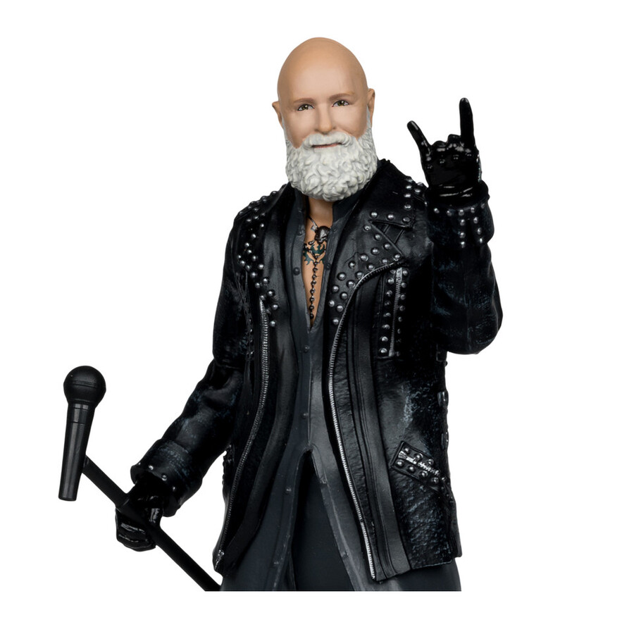 figurine de rob halford de judas priest music maniacs metal de 15 cm