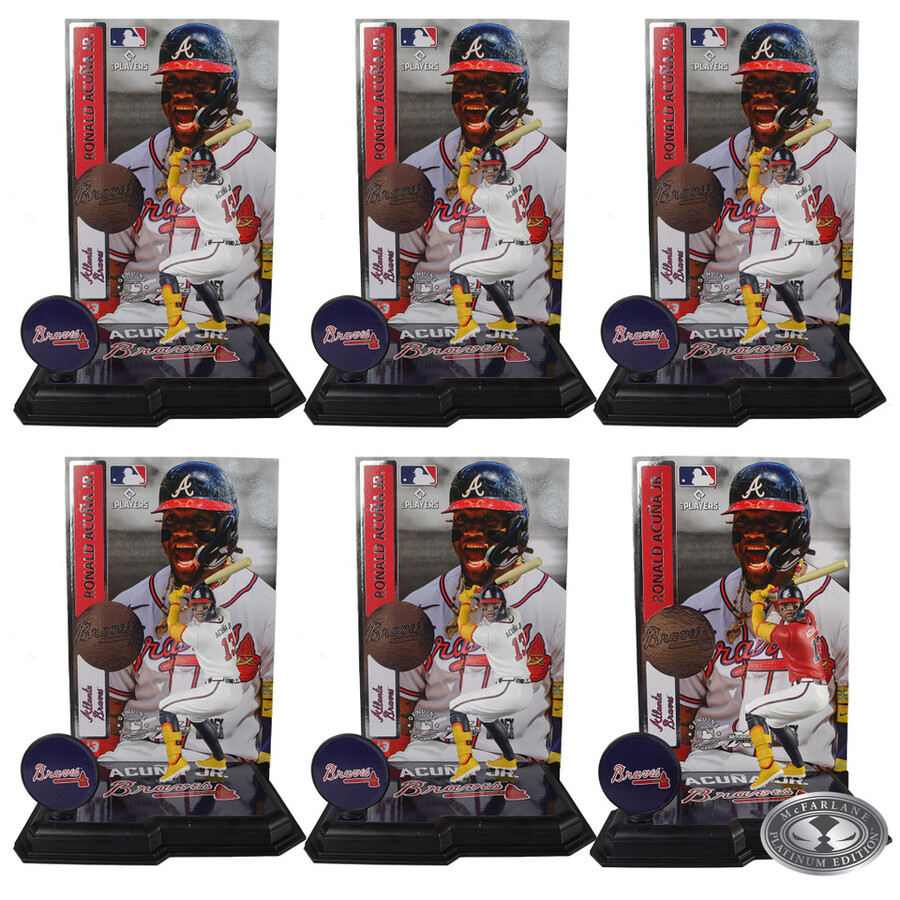 ronald acuna jr. atlanta braves boîte scellée dusine mlb 6 avec chase