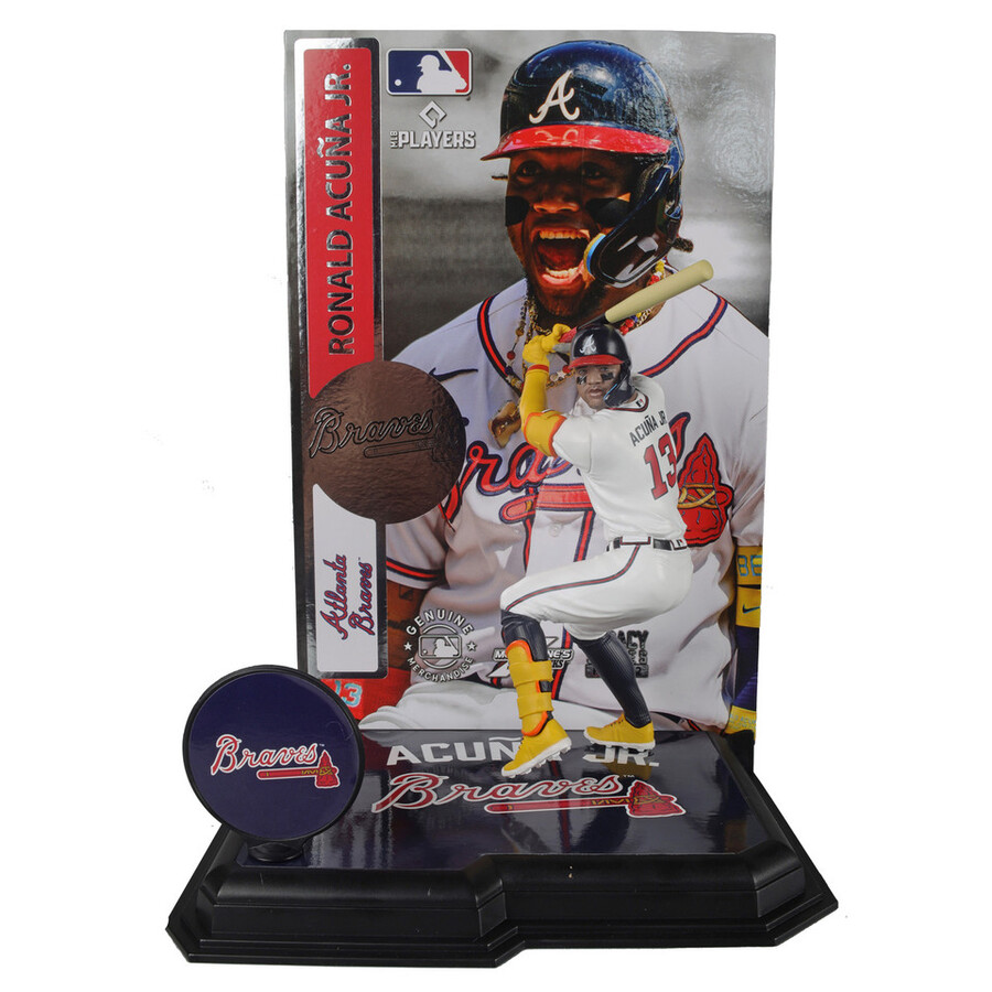 ronald acuna jr. atlanta braves boîte scellée dusine mlb 6 avec chase