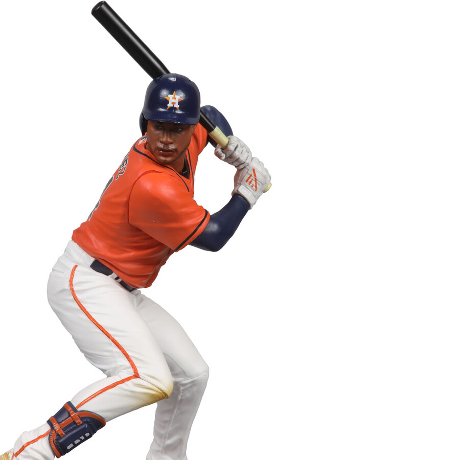 lot de 2 figurines mlb yordan alvarez houston astros chase 7 standard et platine - mcfarlanes sportspicks