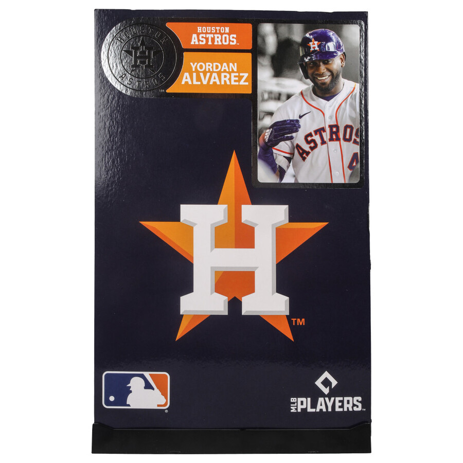 lot de 2 figurines mlb yordan alvarez houston astros chase 7 standard et platine - mcfarlanes sportspicks