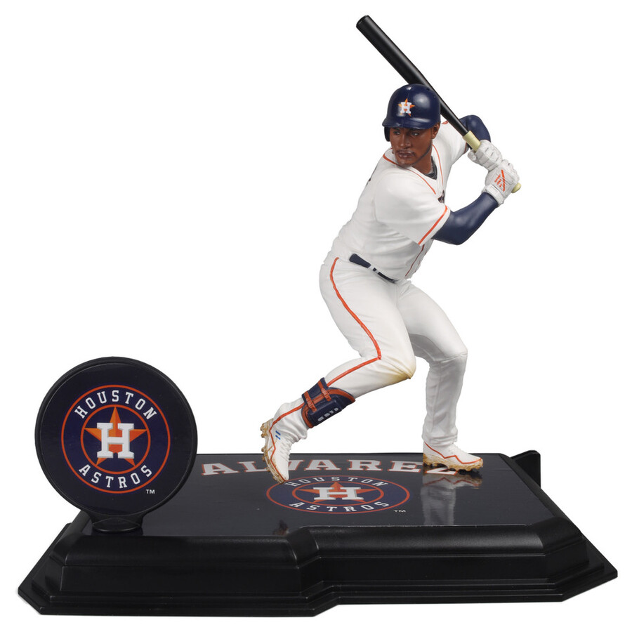 lot de 2 figurines mlb yordan alvarez houston astros chase 7 standard et platine - mcfarlanes sportspicks