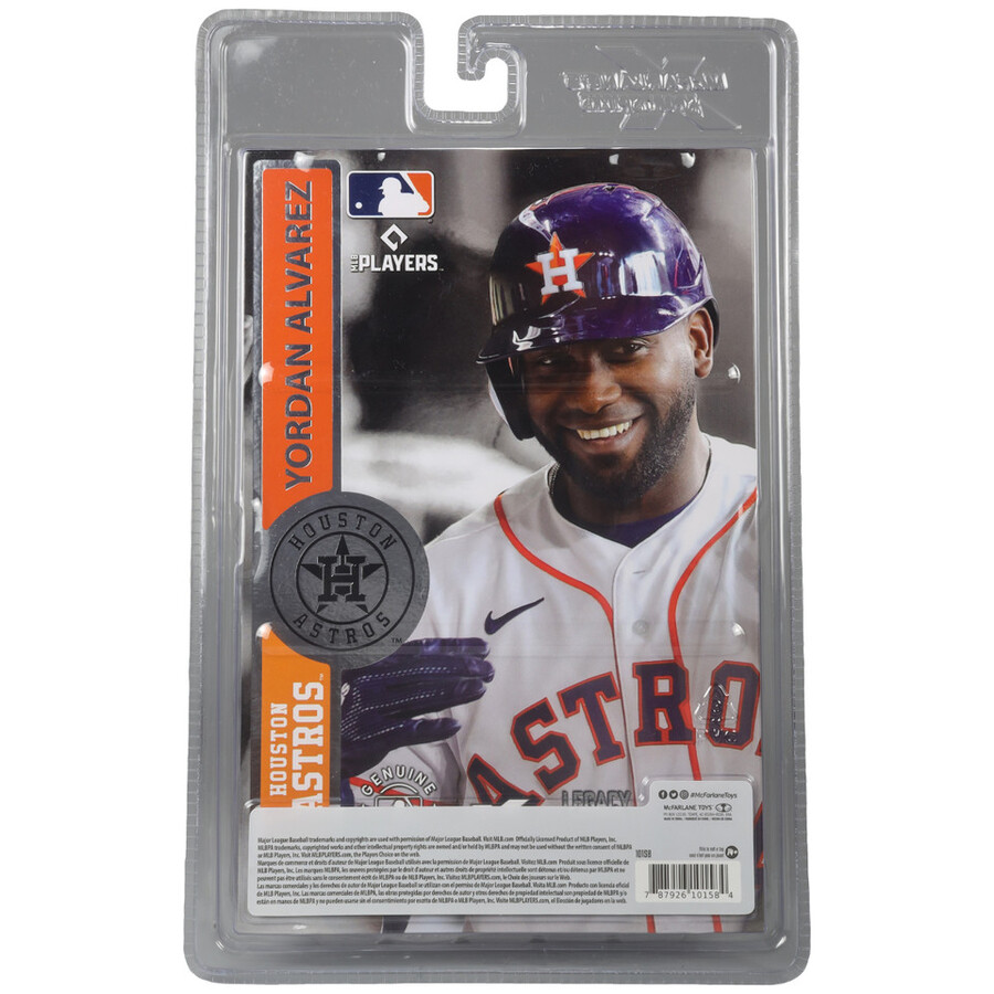 lot de 2 figurines mlb yordan alvarez houston astros chase 7 standard et platine - mcfarlanes sportspicks