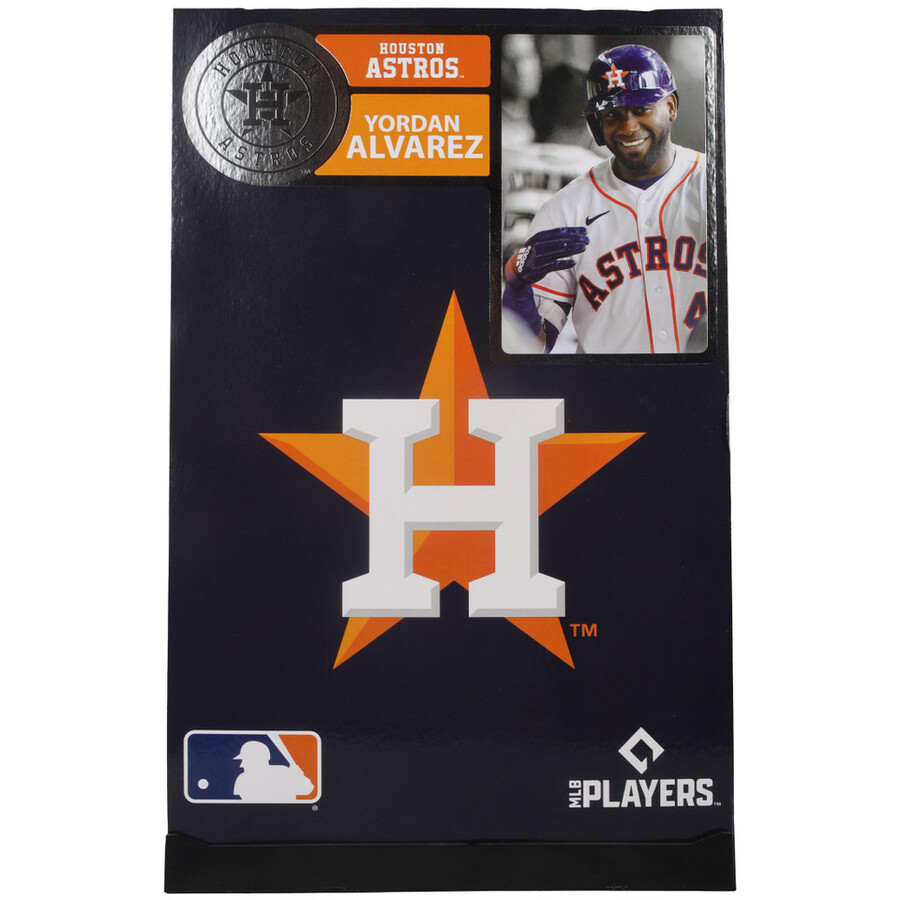 lot de 2 figurines mlb yordan alvarez houston astros chase 7 standard et platine - mcfarlanes sportspicks