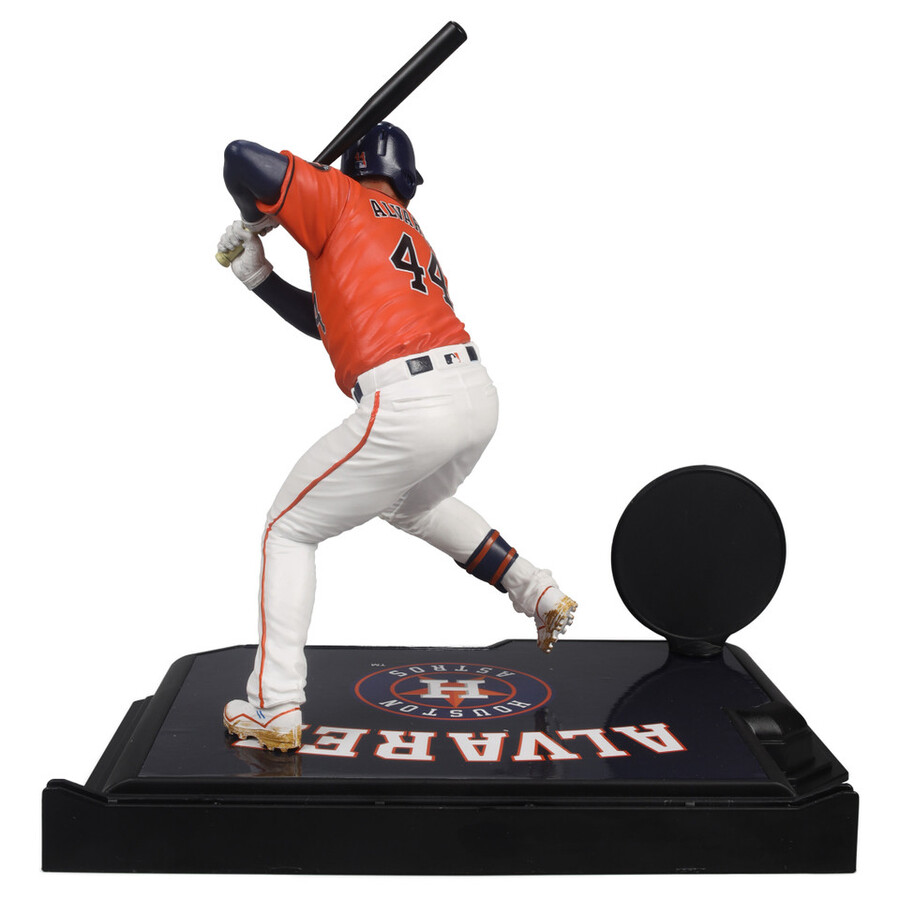 lot de 2 figurines mlb yordan alvarez houston astros chase 7 standard et platine - mcfarlanes sportspicks