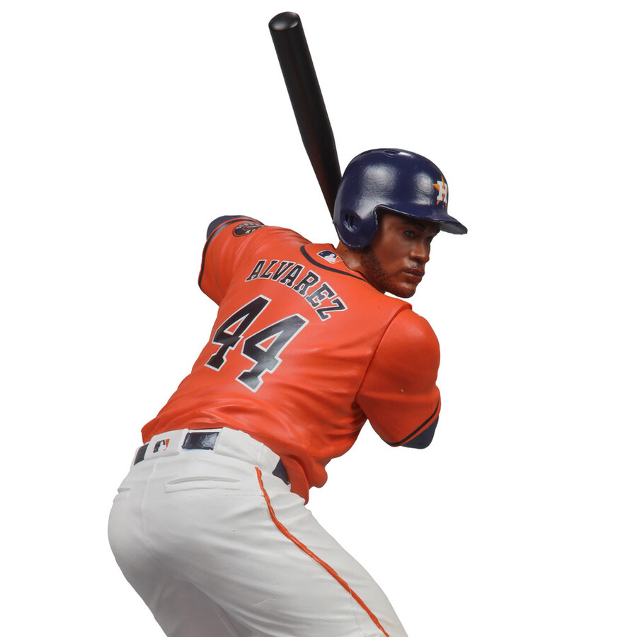 lot de 2 figurines mlb yordan alvarez houston astros chase 7 standard et platine - mcfarlanes sportspicks