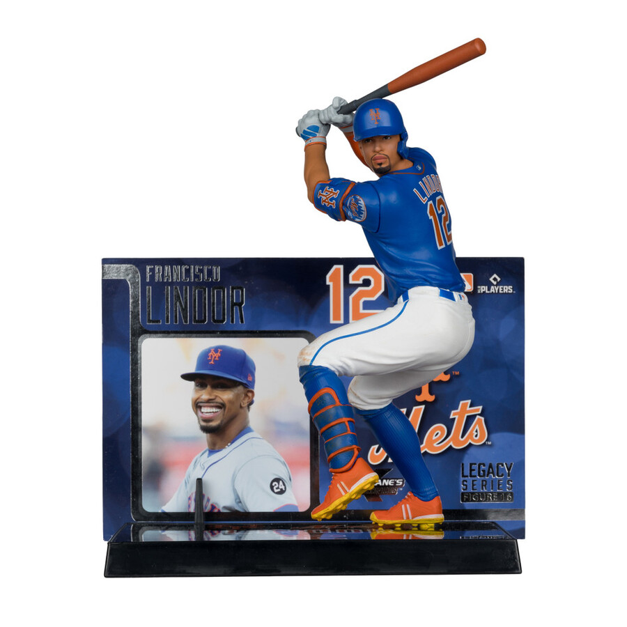 figurine francisco lindor new york mets mlb 7 - sélection sportive mcfarlane