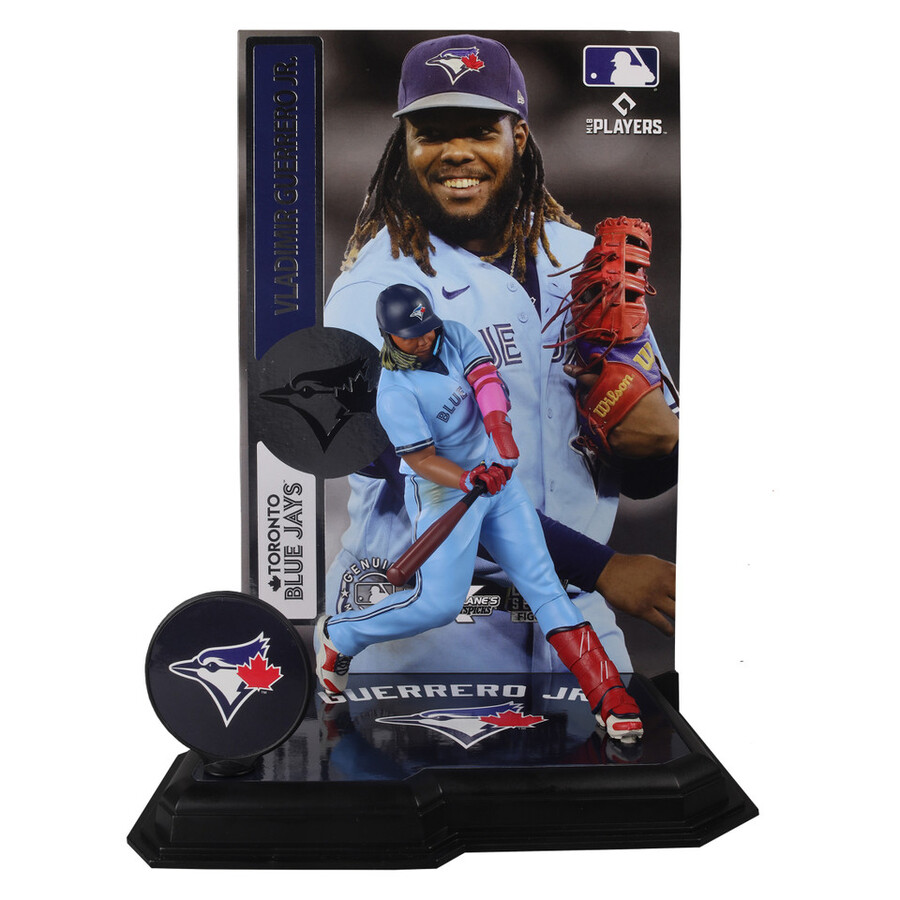 figurine vladimir guerrero jr. blue jays de toronto mlb 7 pouces - sélection sportive mcfarlane