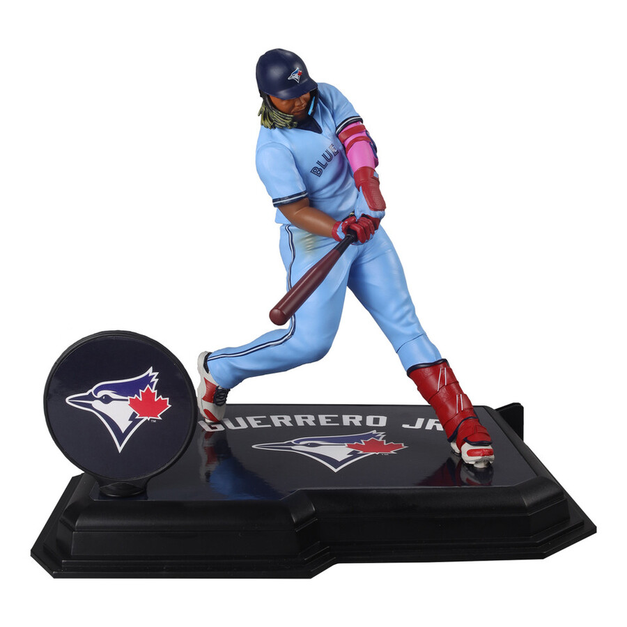figurine vladimir guerrero jr. blue jays de toronto mlb 7 pouces - sélection sportive mcfarlane