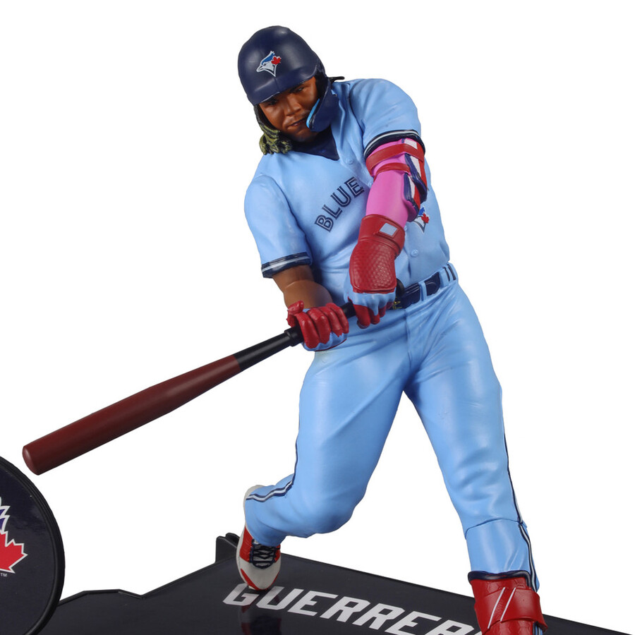 figurine vladimir guerrero jr. blue jays de toronto mlb 7 pouces - sélection sportive mcfarlane