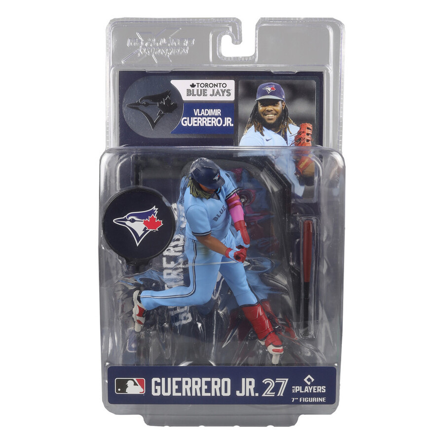 figurine vladimir guerrero jr. blue jays de toronto mlb 7 pouces - sélection sportive mcfarlane