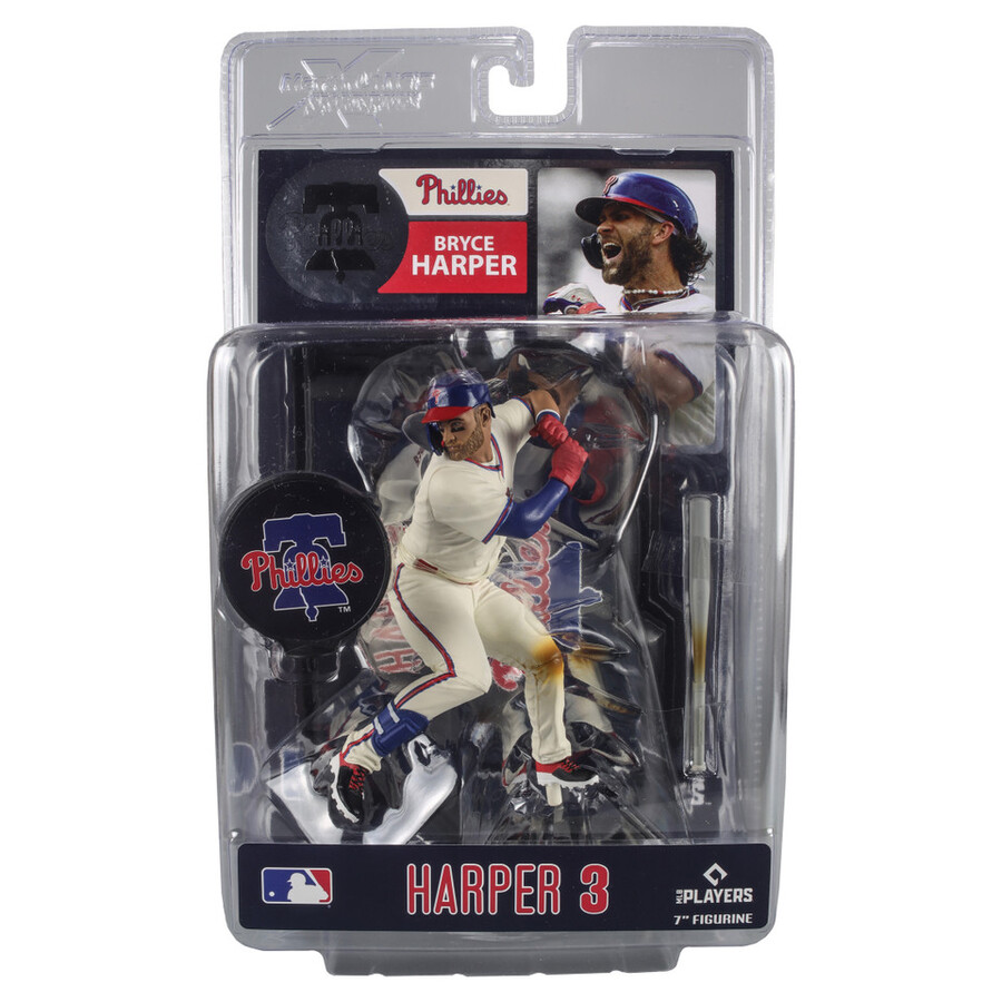 figurine bryce harper philadelphie phillies mlb 7 pouces - sélection sportive mcfarlane