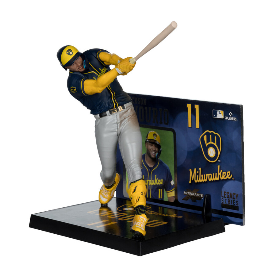 figurine jackson chourio milwaukee brewers mlb 7 - sélection sportive mcfarlane