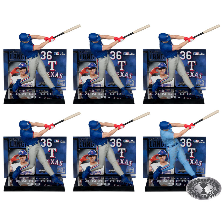 wyatt langford texas rangers boîte scellée dusine mlb 6