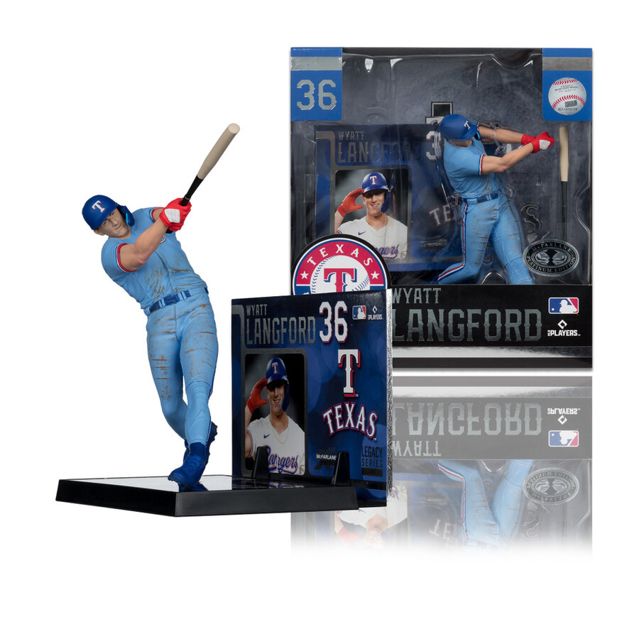 wyatt langford texas rangers boîte scellée dusine mlb 6