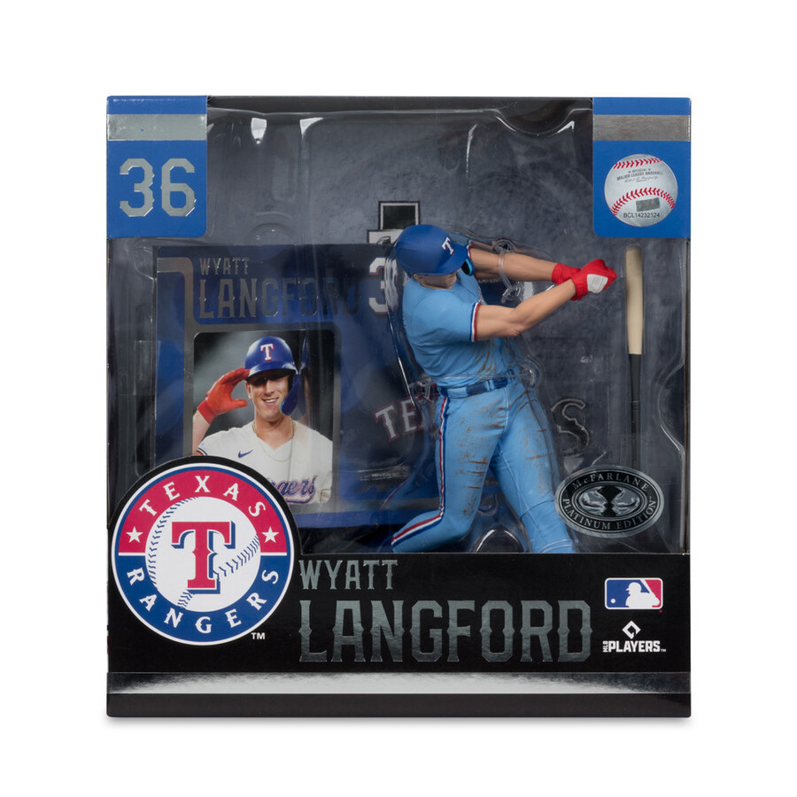 wyatt langford texas rangers boîte scellée dusine mlb 6