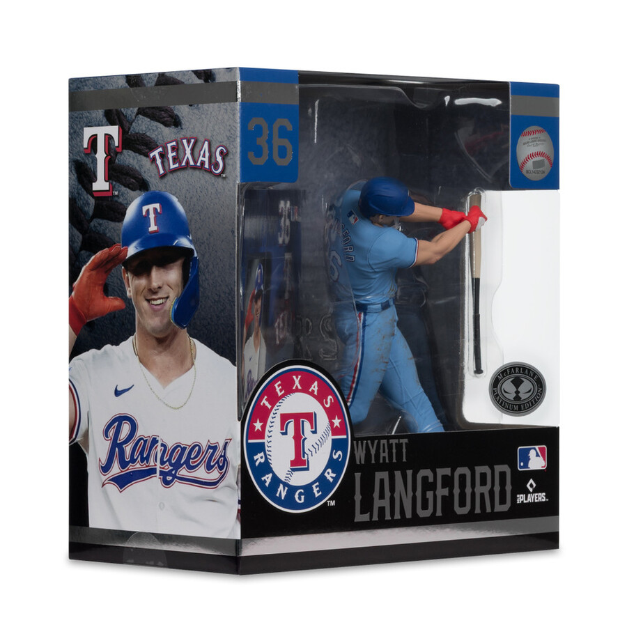 wyatt langford texas rangers boîte scellée dusine mlb 6