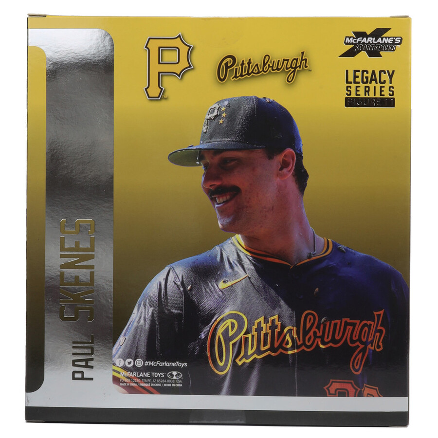 figurine paul skenes pirates de pittsburgh mlb 7 pouces - sélection sportive mcfarlane