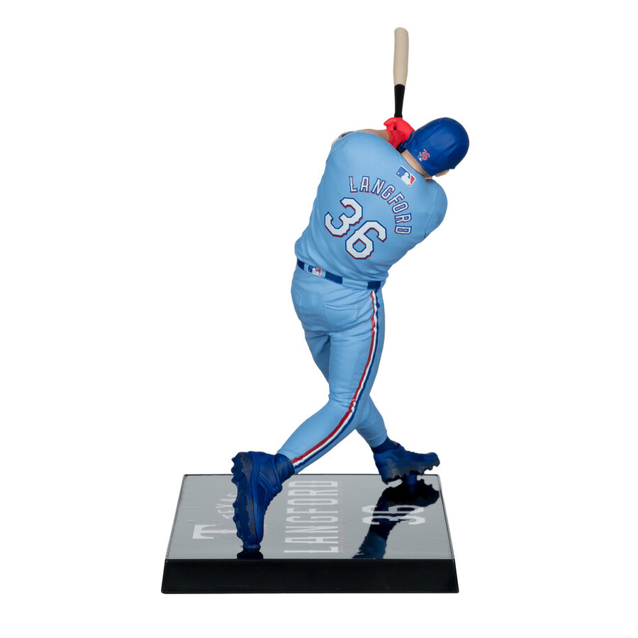 wyatt langford texas rangers - lot de 2 figurines mlb chase 7 standard et platine - mcfarlanes sportspicks