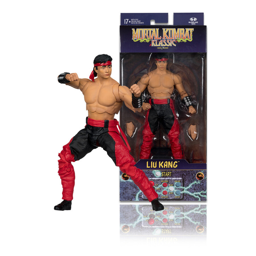 figurine liu kang mortal kombat klassic 7