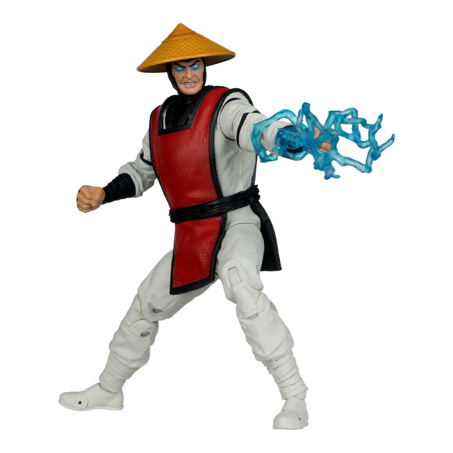 scorpion contre raiden mortal kombat classic - pack de 2 figurines de 18 cm
