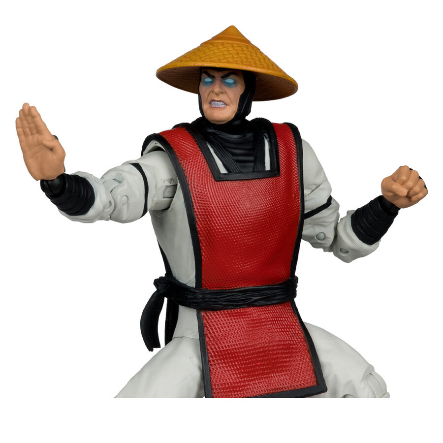 scorpion contre raiden mortal kombat classic - pack de 2 figurines de 18 cm