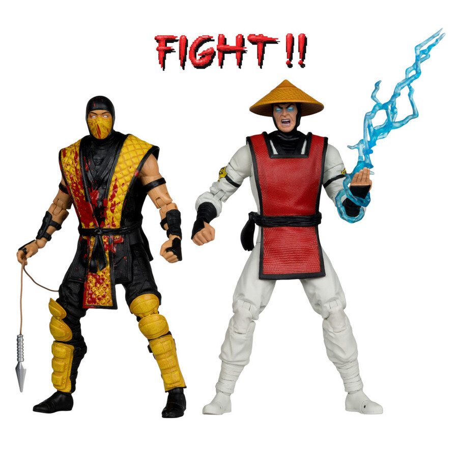 lot de 4 figurines mortal kombat klassic wave 2 7 pouces