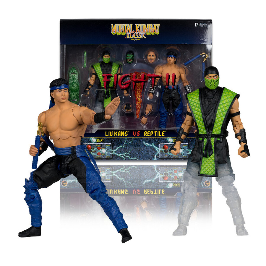 lot de 4 figurines mortal kombat klassic wave 2 7 pouces