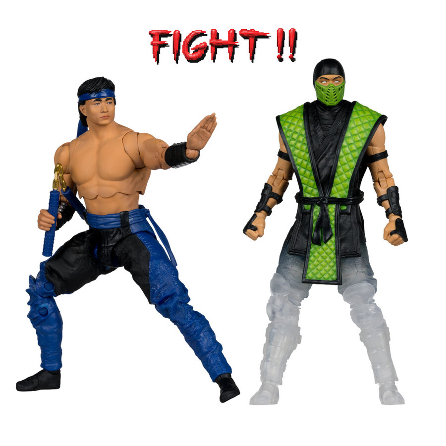 lot de 4 figurines mortal kombat klassic wave 2 7 pouces