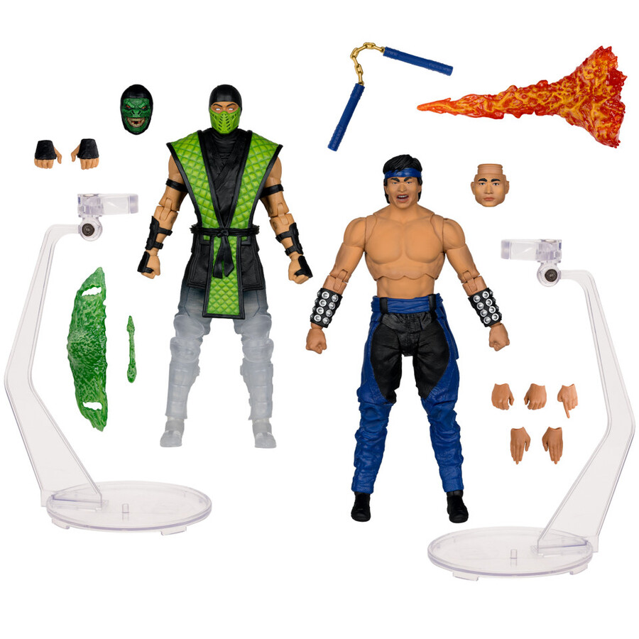 lot de 4 figurines mortal kombat klassic wave 2 7 pouces