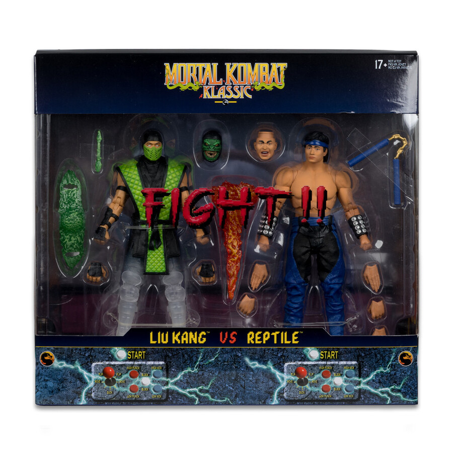 lot de 4 figurines mortal kombat klassic wave 2 7 pouces