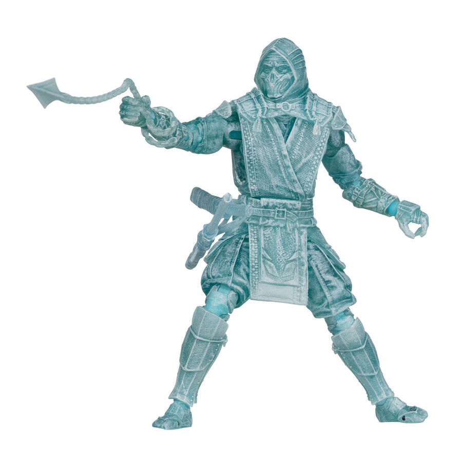 figurine scorpion mortal kombat frostbite edition gold label 7