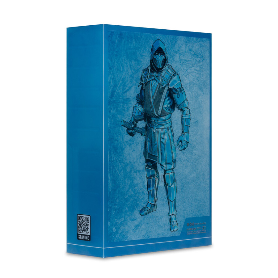 figurine scorpion mortal kombat frostbite edition gold label 7