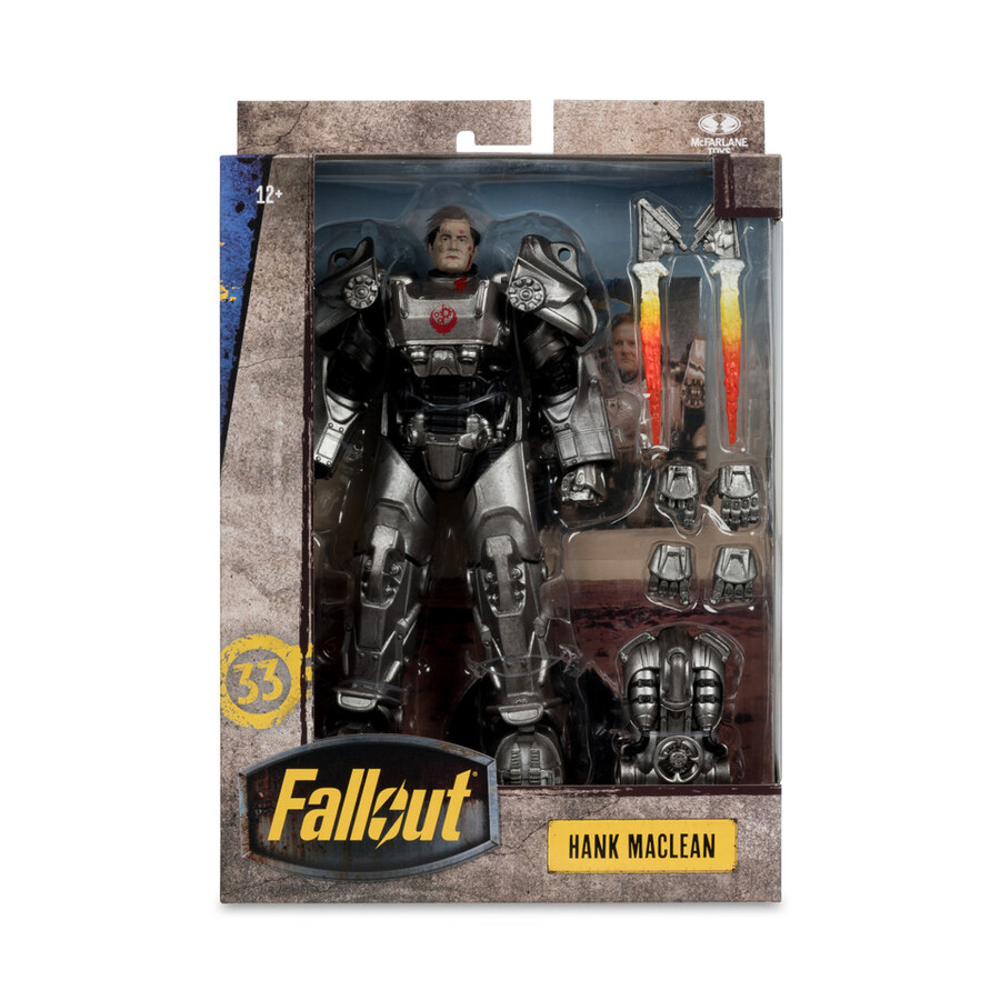 figurine de luxe hank maclean série télévisée fallout de 18 cm