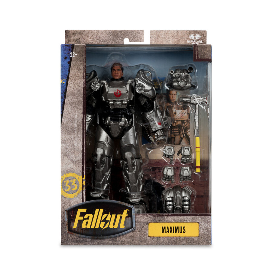 figurine de luxe maximus série télévisée fallout de 18 cm