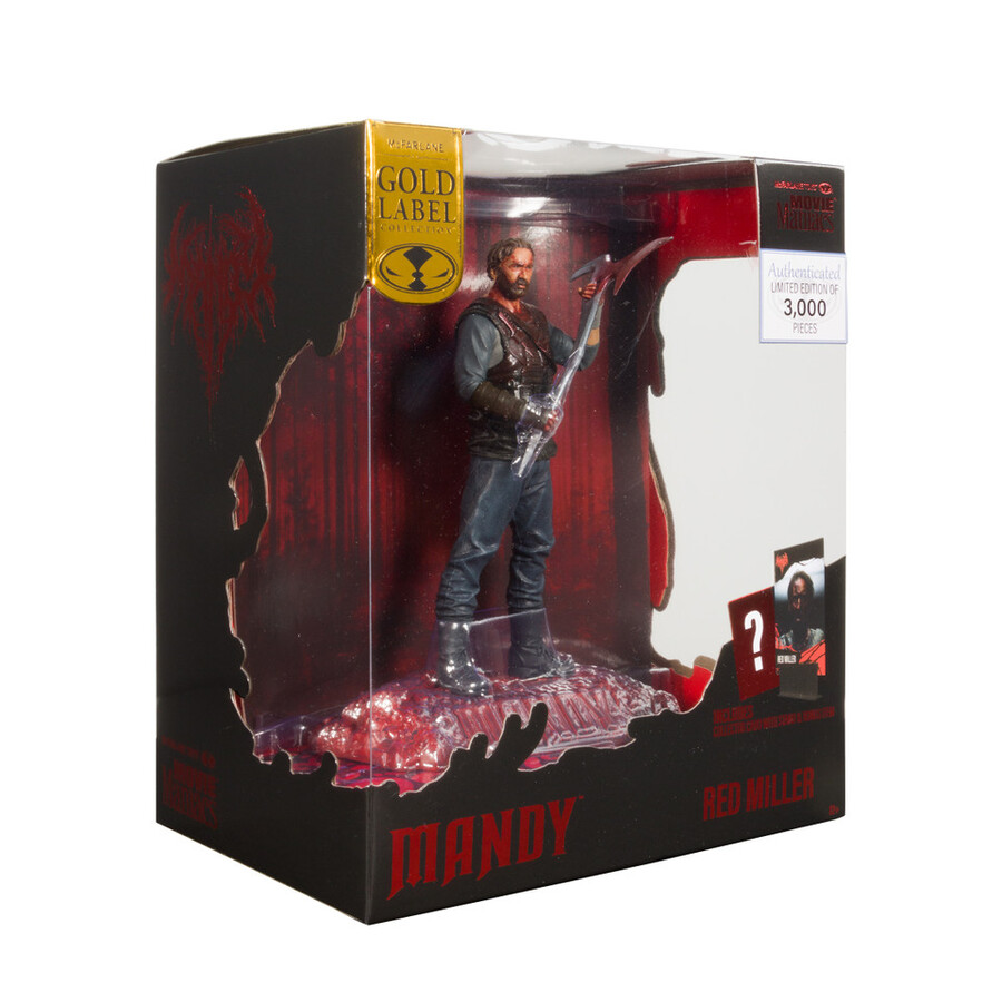 figurine articulée red miller mandy movie maniacs de 15 cm édition limitée gold label exclusivité mcfarlane toys store.